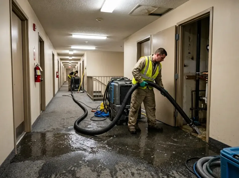 multi-unit-apartment-hallway-f-005 — frequently asked questions, Emergency Burst Pipe Water Extraction & Removal in Union, KY